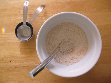 Whisk the dry ingredients