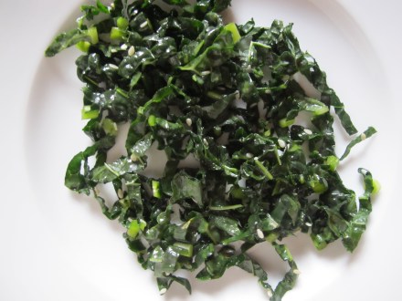 Here is a close up of what the kale actually looks like.