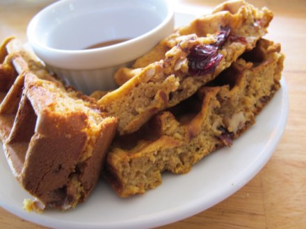 Close up of how the nuts and berries get mixed in.