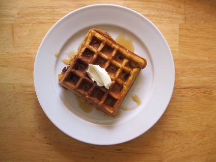 The rest of us eat ours whole with a dollop of creme fraiche and a drizzle of maple syrup.